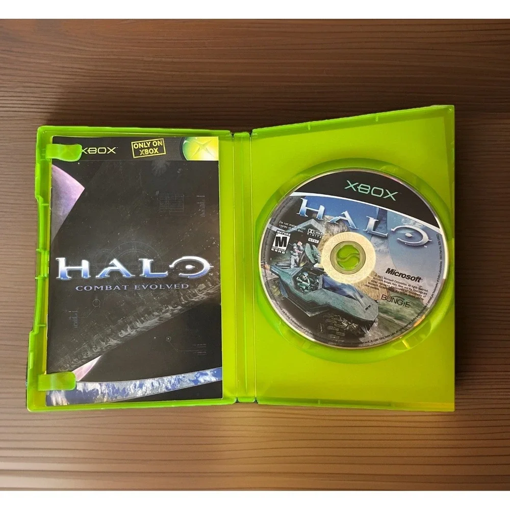 Halo Combat Evolved Xbox Game With Case & Manual CIB Tested‎ & Works Properly